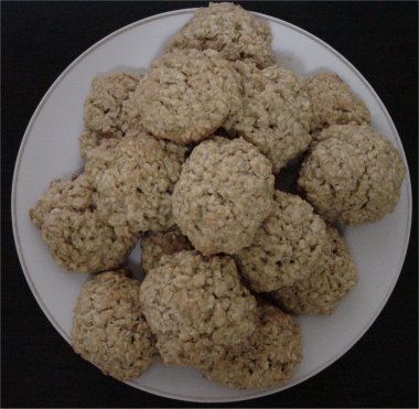 [ Almond and Oatmeal cookies ]